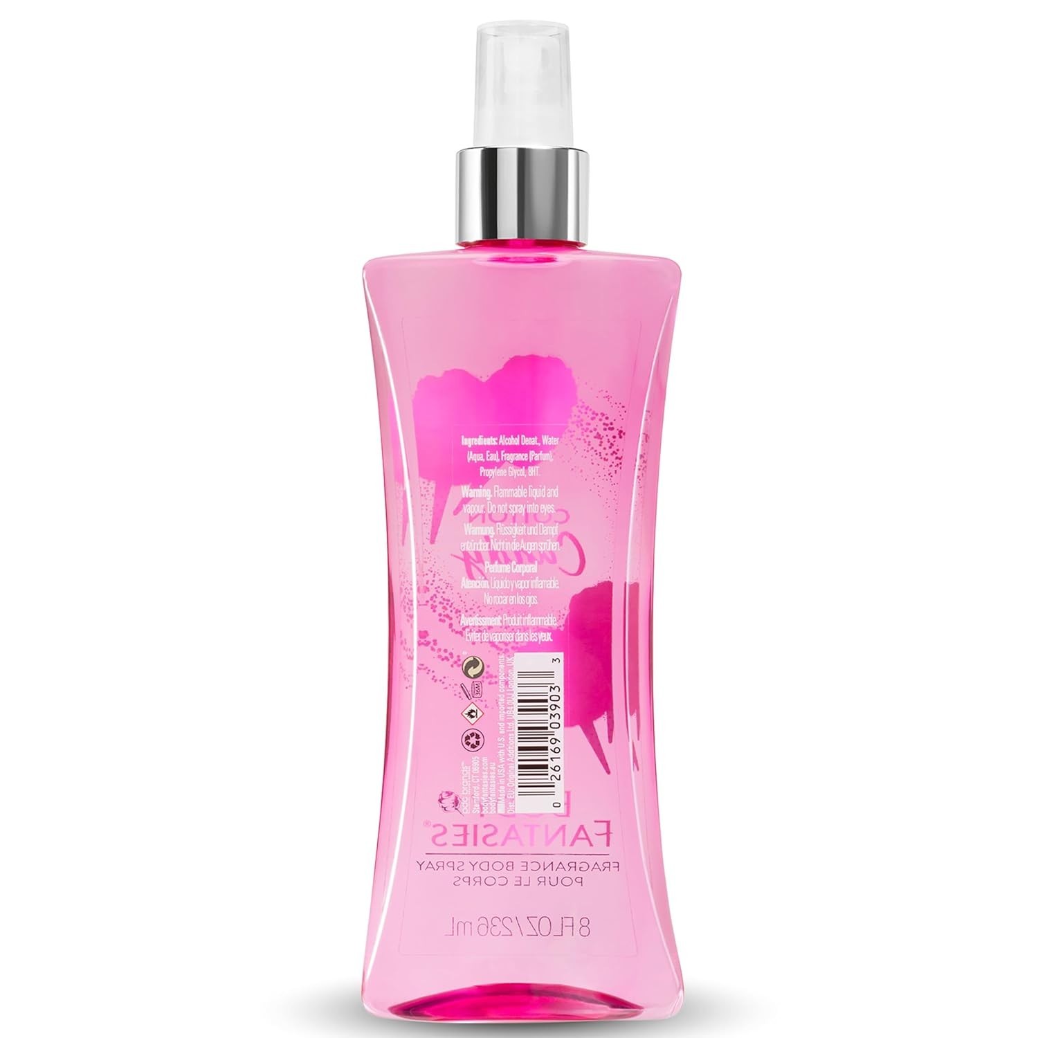 Body Fantasies Signature Fragrance Body Spray, Cotton Candy, 8 Fluid Ounce
