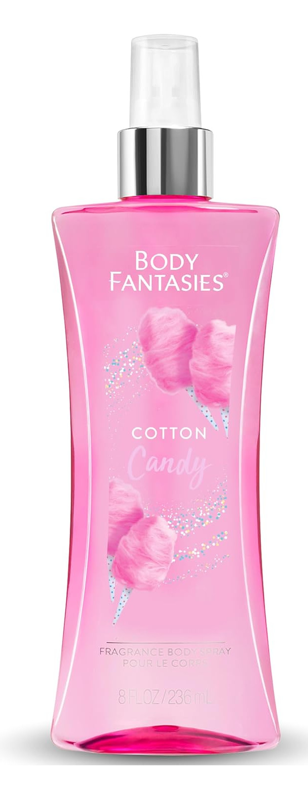 Body Fantasies Signature Fragrance Body Spray, Cotton Candy, 8 Fluid Ounce