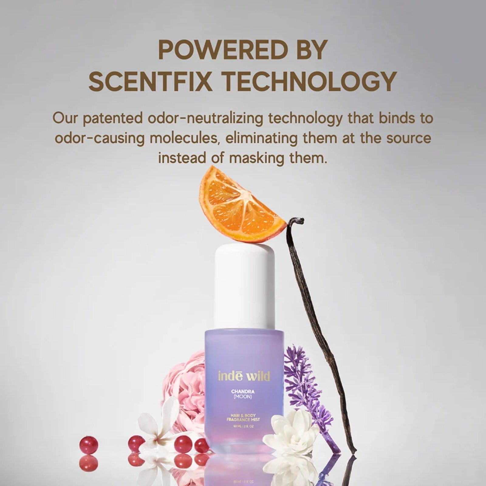 Inde Wild Chandra Moon Perfume Mist 60ml Hair & Body Long Lasting Scent