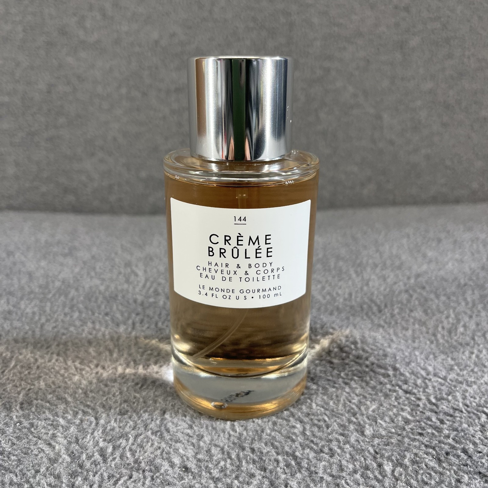 Le Monde Gourmand 144 Creme Brulee Hair and Body Mist eau de Toilette 3.4oz