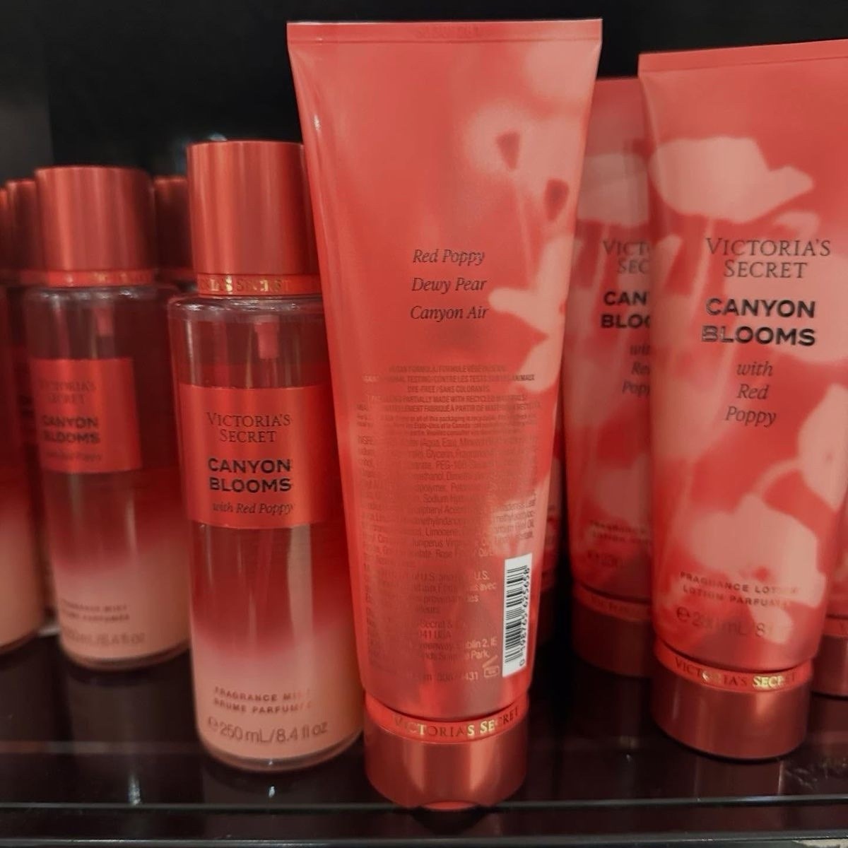 Victoria’s Secret Body Mist 250mL Canyon Blooms, Sugared Violet, Vanilla Jasmine