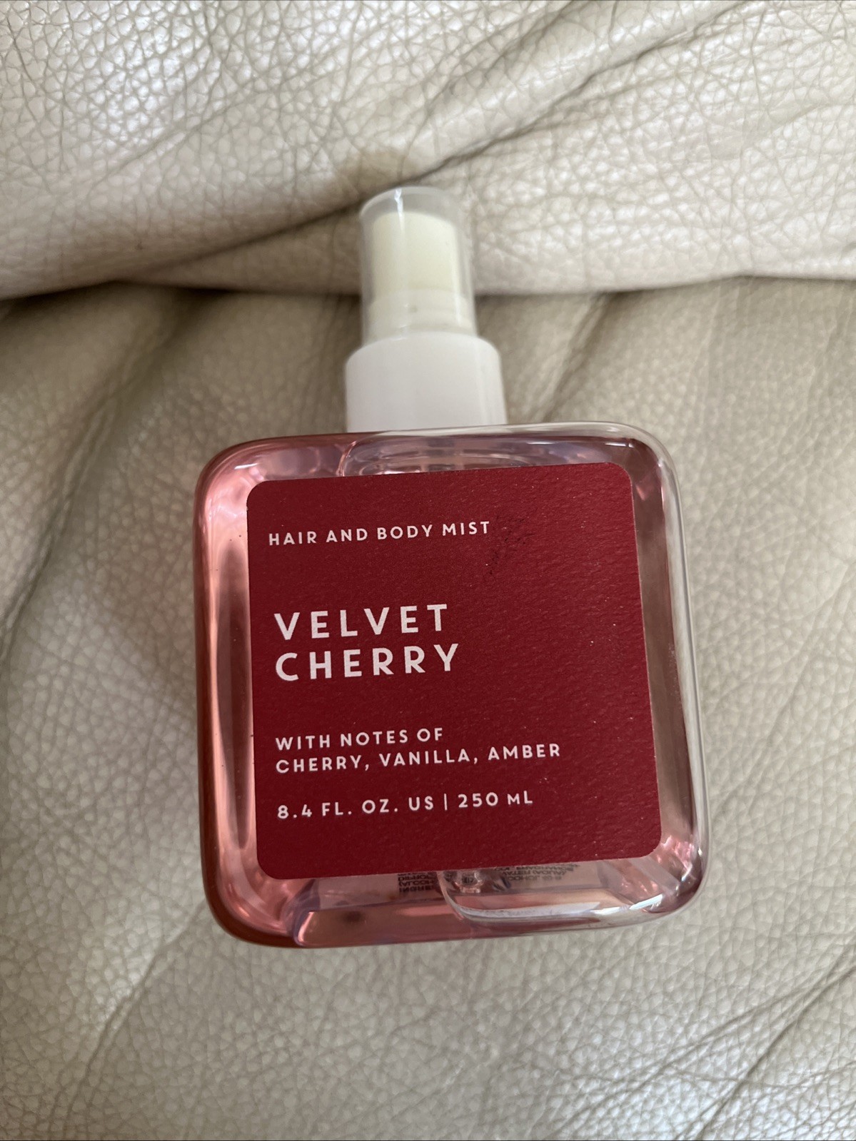 Tru Fragrance Velvet Cherry Hair and Body Mist 8.4 fl oz/250ml New