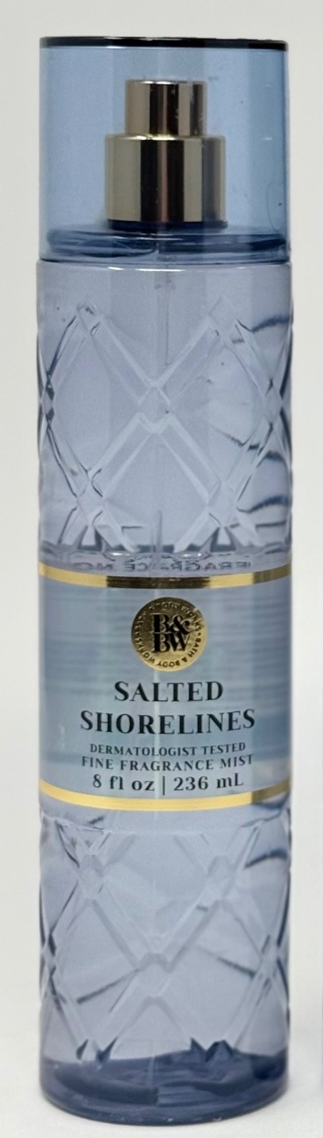 1 NEW BATH & BODY WORKS SALTED SHORELINES FINE FRAGRANCE MIST SPRAY 8 OZ LARGE