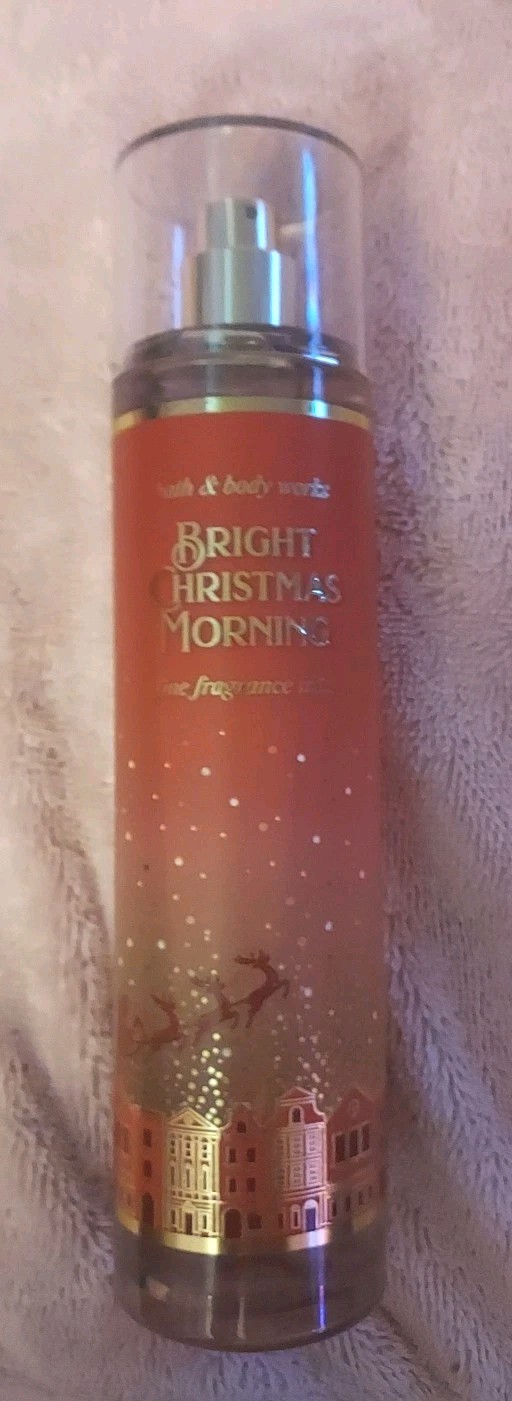 Bath & Body Works 8 oz BRIGHT CHRISTMAS MORNING Fine Fragrance Mist BRAND NEW
