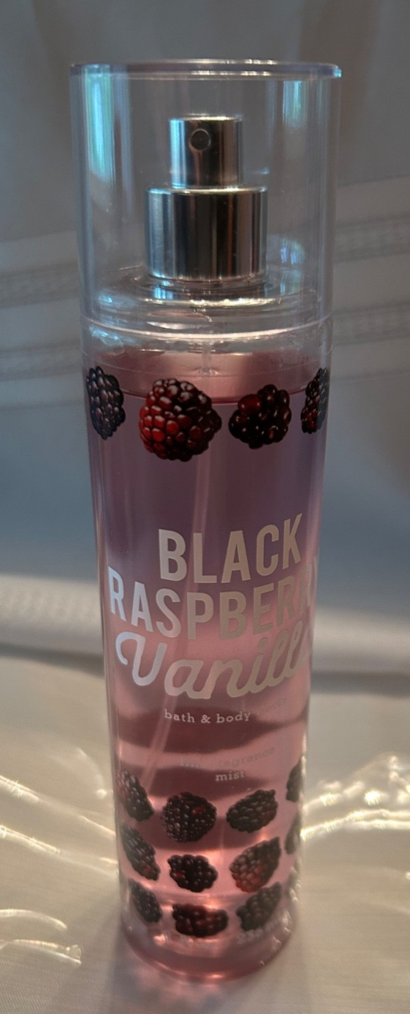 RARE Bath and Body Works Black Raspberry Vanilla Fine Fragrance Mist 8fl oz