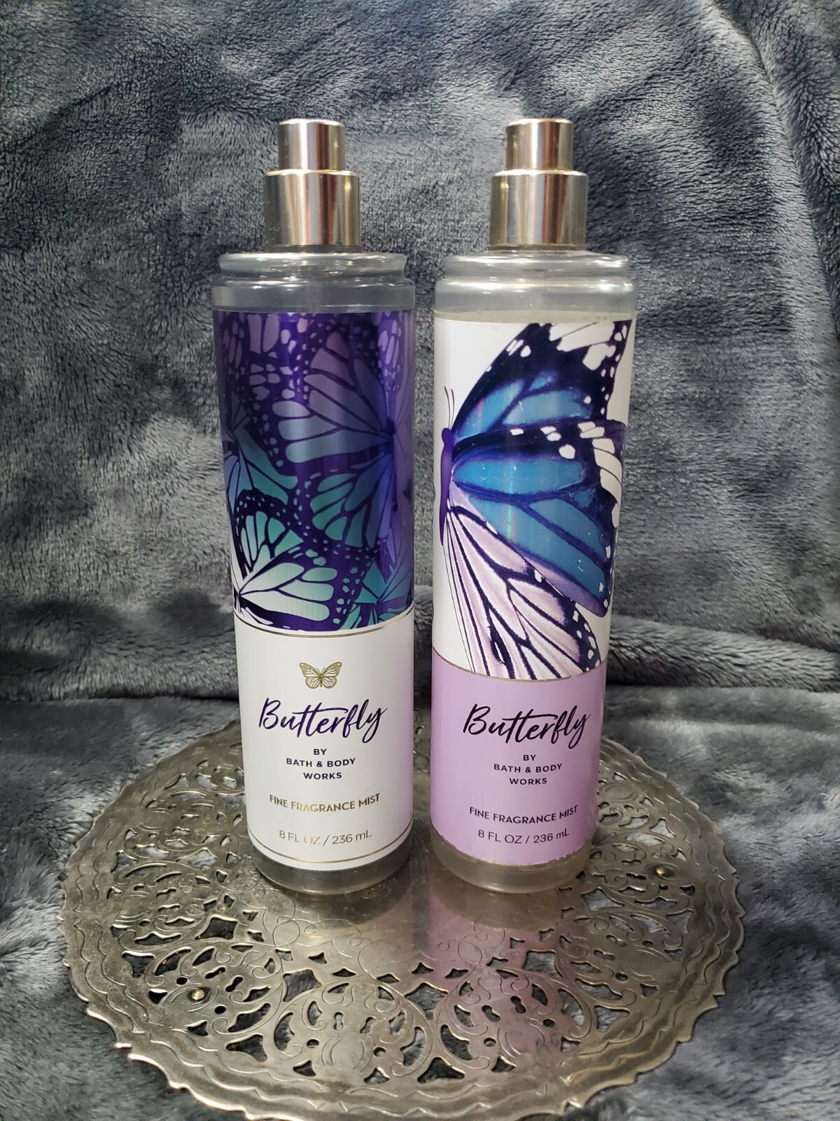 Bath and Body Works Butterfly 8 oz Body Mist Bundle