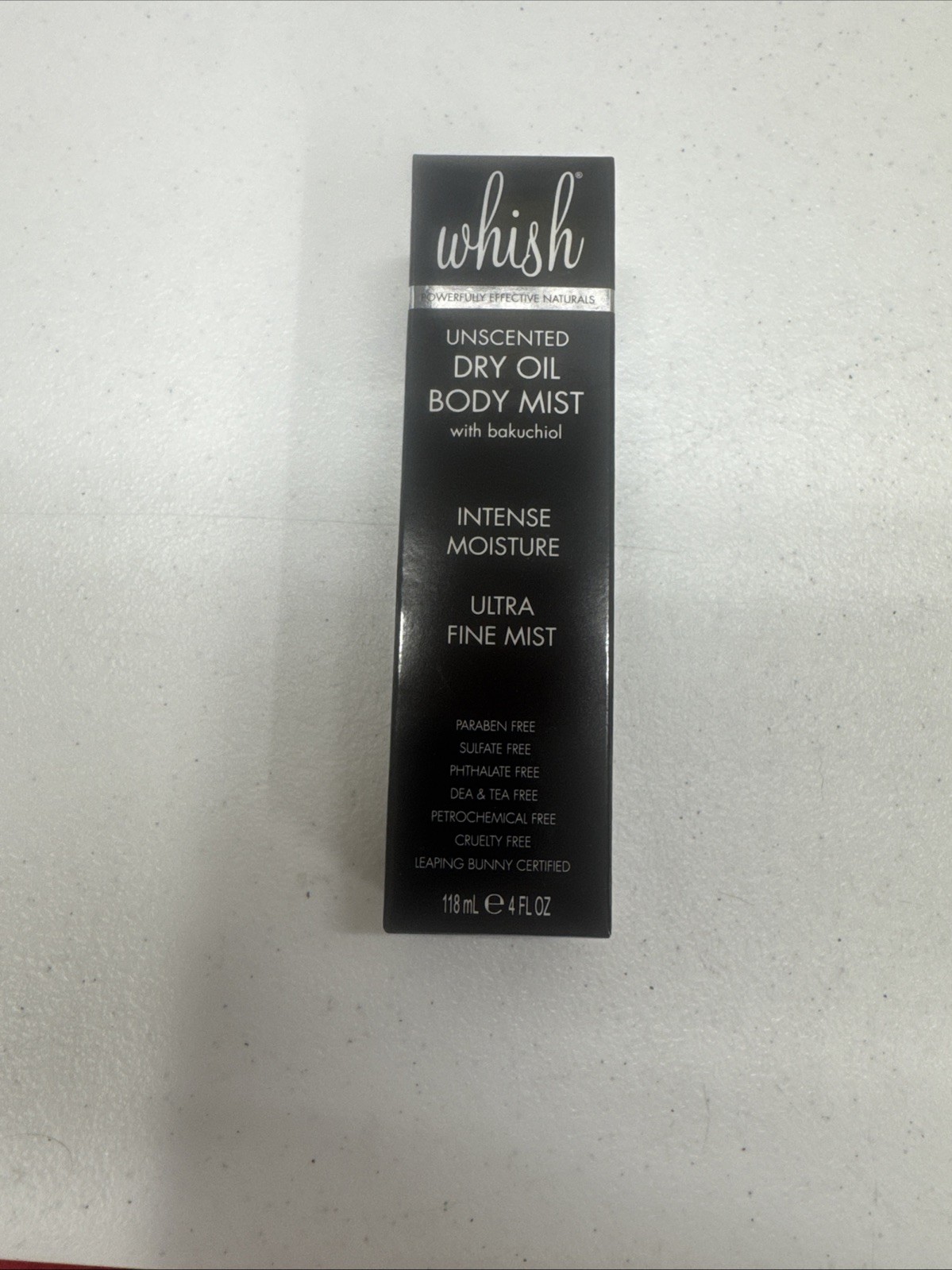 Whish Unscented Dry Oil Body Mist With Bakuchiol 4Fl.oz