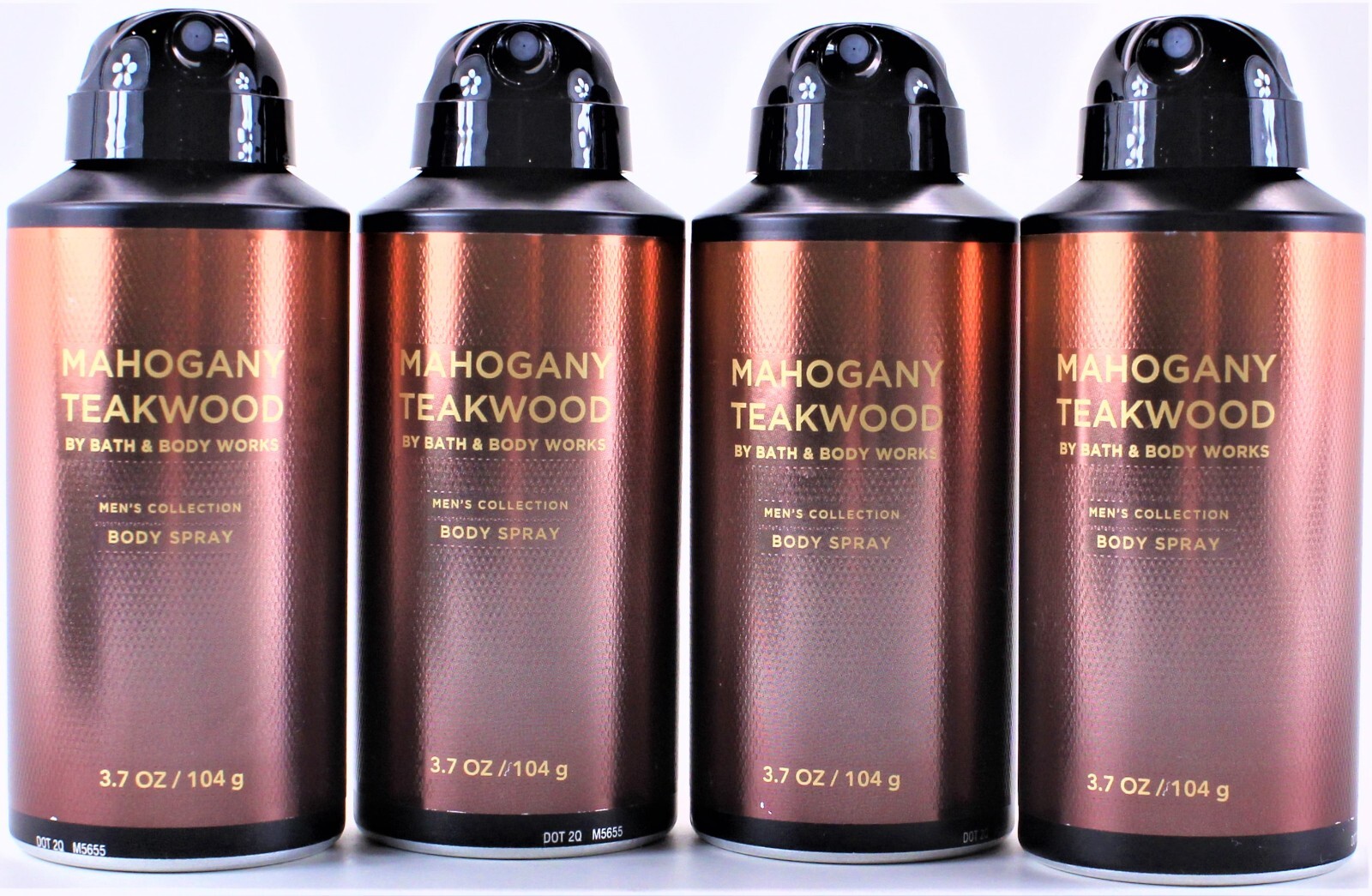 QTY 4 – Bath & Body Works MAHOGANY TEAKWOOD Deodorizing Body Spray for Men 3.7OZ