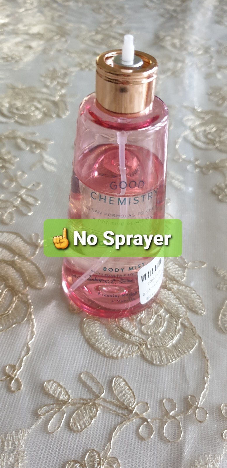Good Chemistry Body Mist Fragrance Spray – Sugar Berry – 5.07 fl oz 75% Left