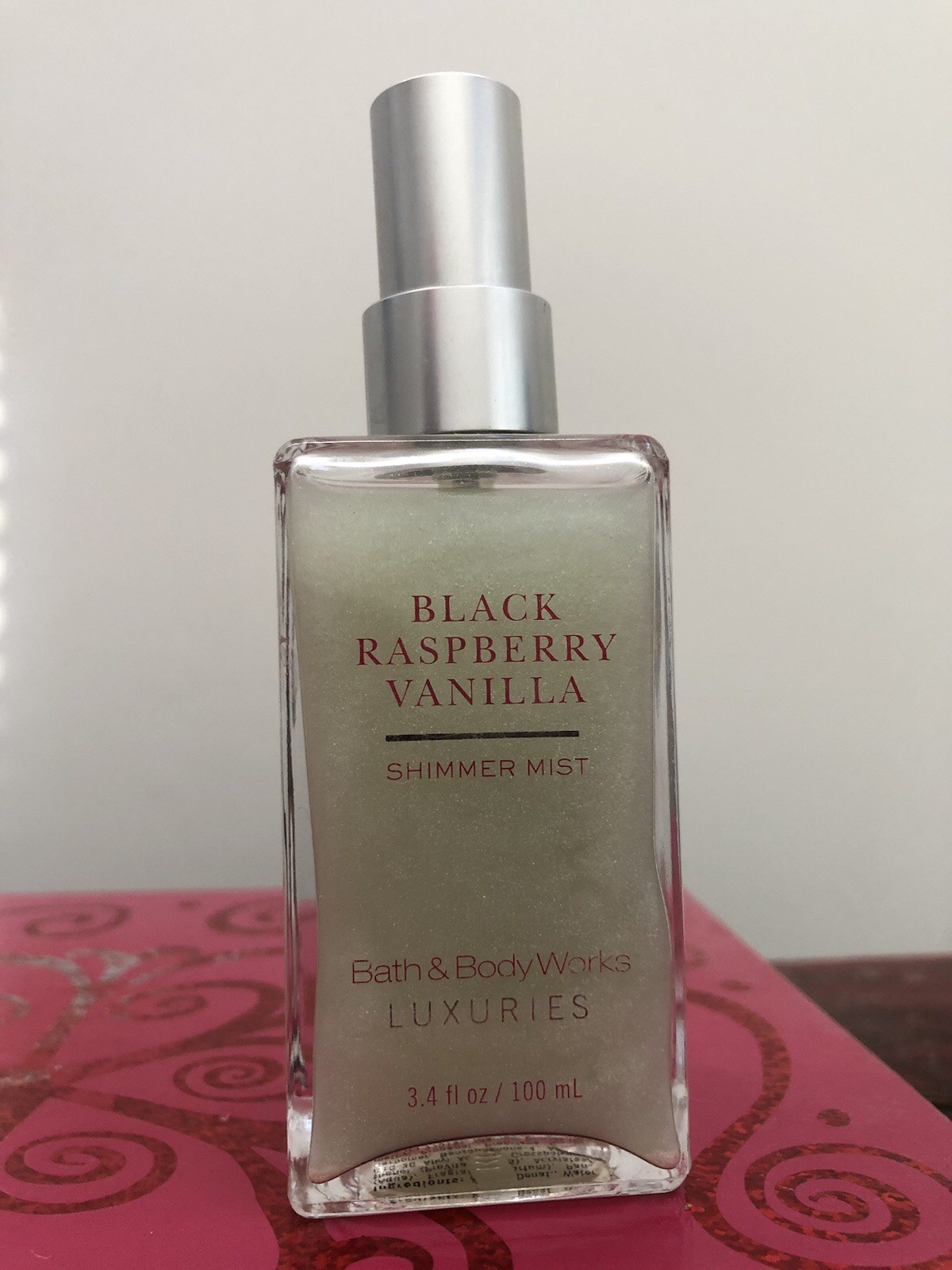 Bath & Body Works BLACK RASPBERRY VANILLA Fragrance Shimmer Spray 3.4 oz Retired