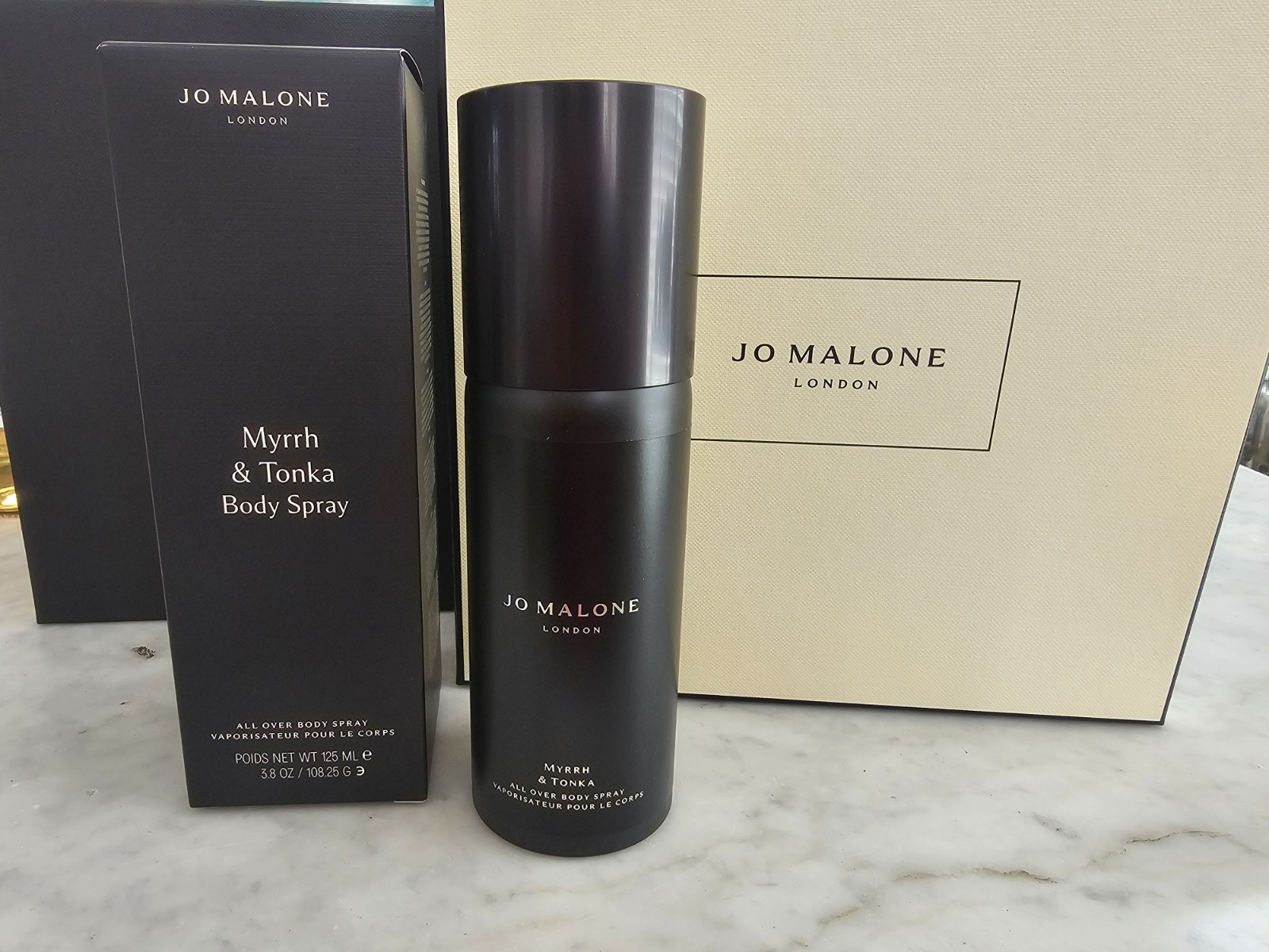Jo Malone MYRRH & TONKA All Over Body Spray 125ml NEW in Box