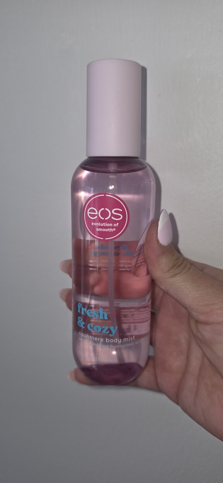 EOS Fresh & Cozy Hydrating Body Mist for Women Regular Size 6 fl oz / 177 mL
