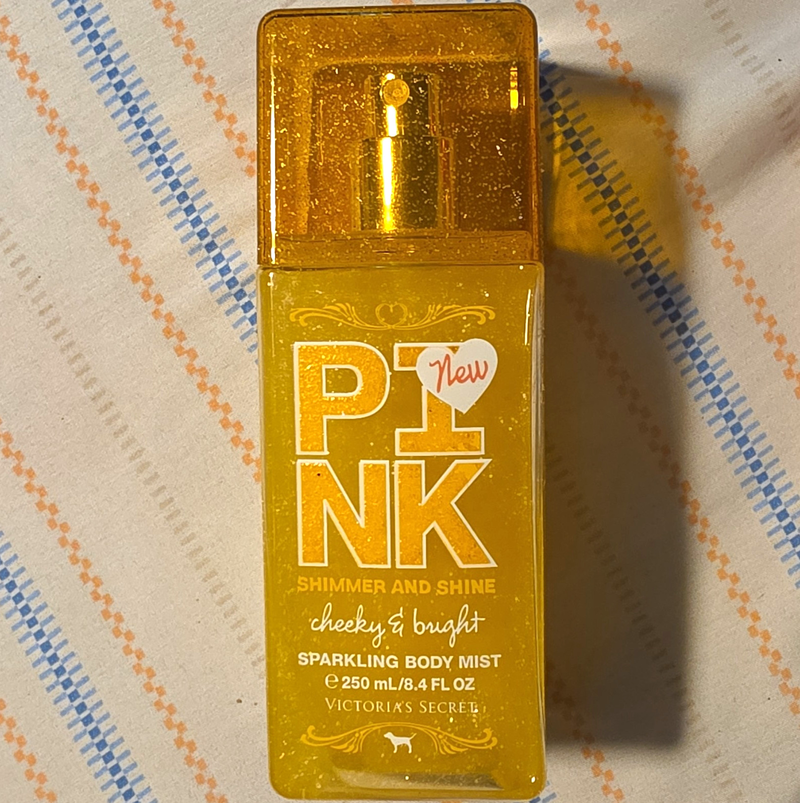 PINK Cheeky & Bright Shimmer Sparkling Body Mist 8.4 fl oz Women