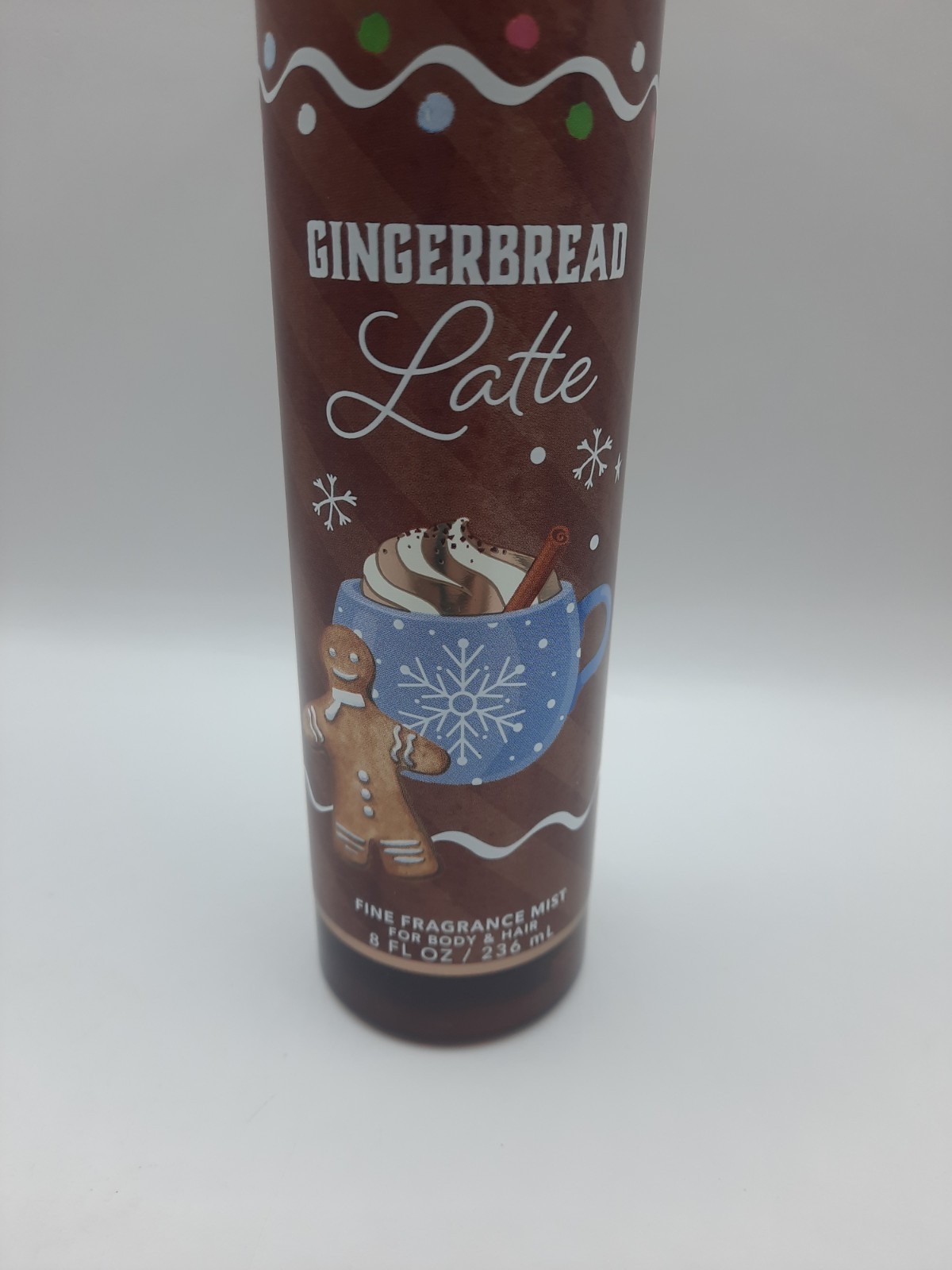Bath & Body Works Gingerbread Latte Fine Fragrance Mist Spray Splash 8oz