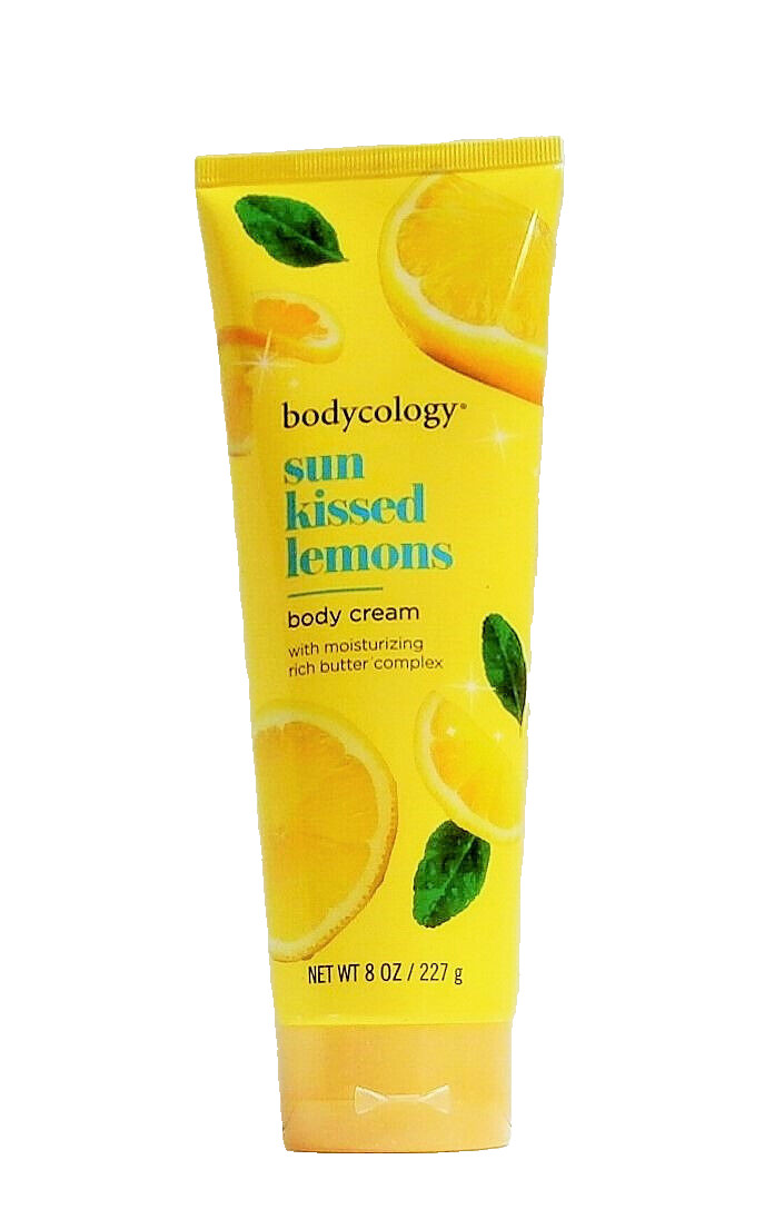 bodycology sun kissed lemons MIST + BODY CREAM Full Size 8 oz each Discountined