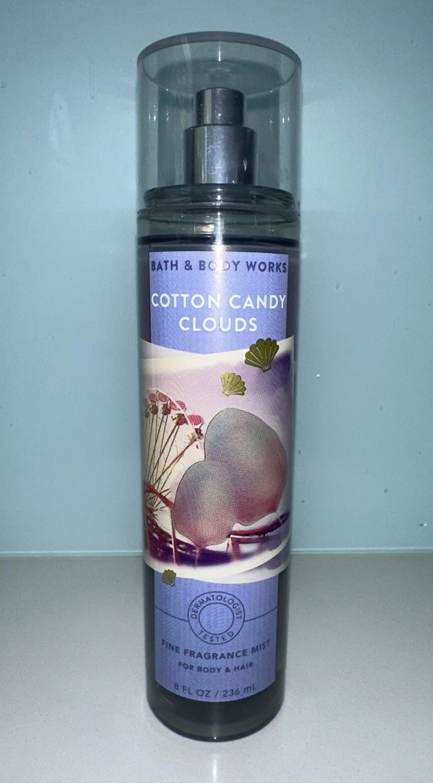 Bath & Body Works COTTON CANDY CLOUDS Fine Fragrance Mist Body Spray 8 Fl Oz