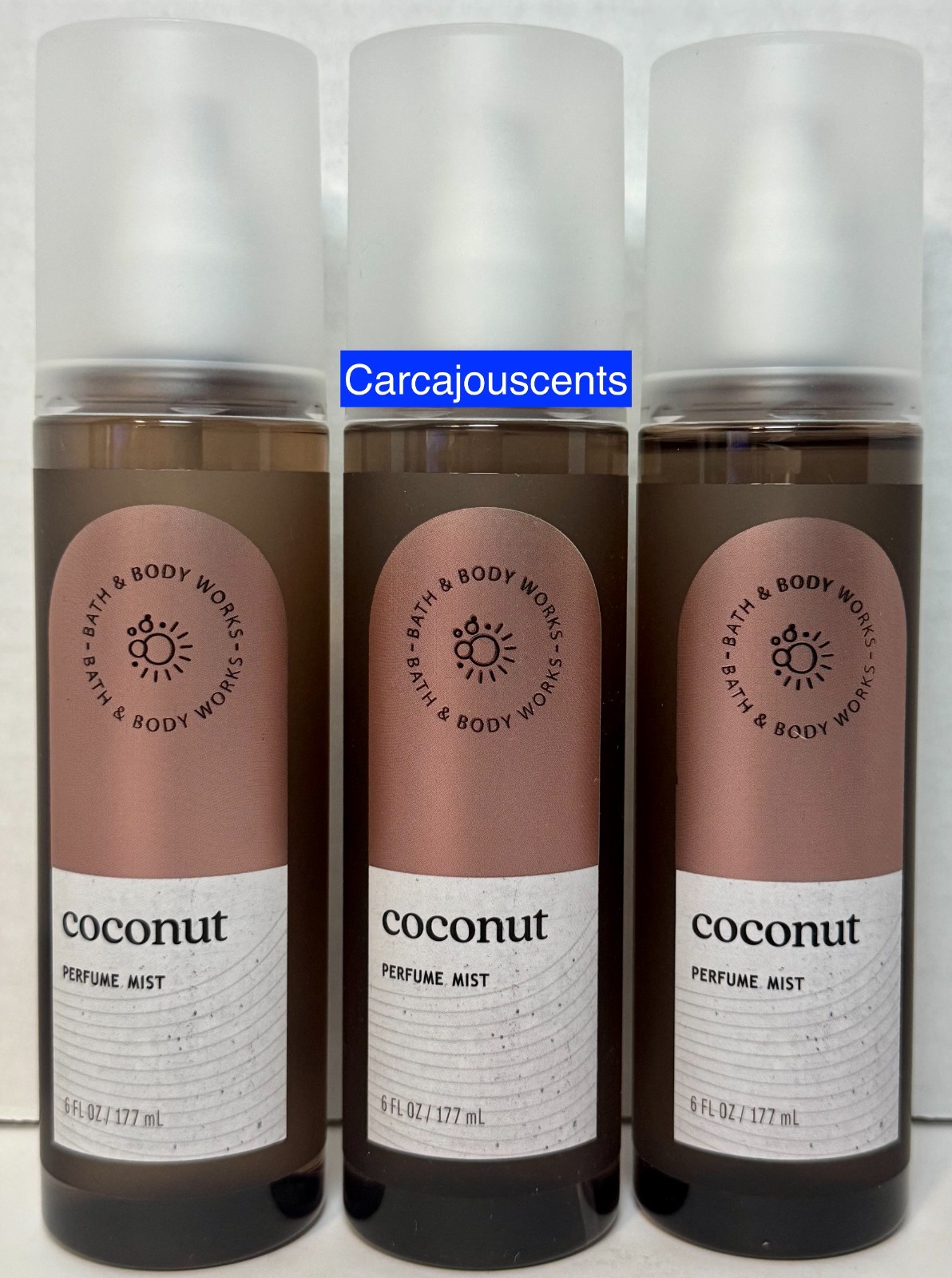 Bath & Body Works Coconut (cocoa shea) Perfume Mist set of 3