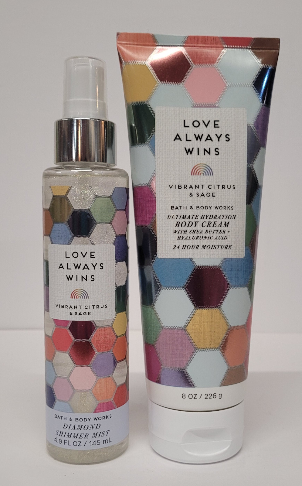 Bath & Body Works Diamond Shimmer Mist and Body Cream – You Chose – 2 pc set