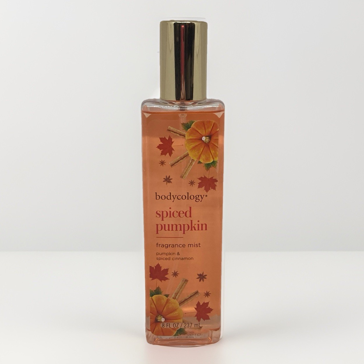 Bodycology Spiced Pumpkin Spiced Cinnamon 8 oz Fragrance Body Spray Mist 6/2021