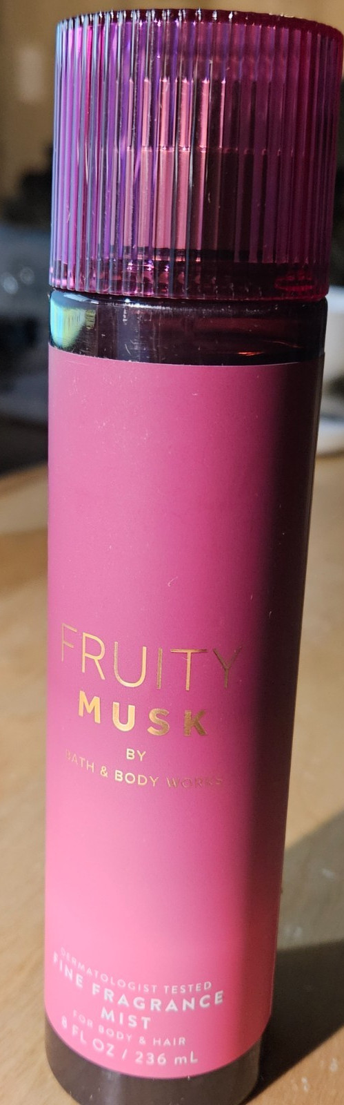 BATH & BODY WORKS FRUITY MUSK FRAGRANCE MIST BODY SPRAY 8 FL Oz/236ml NEW #H2-1