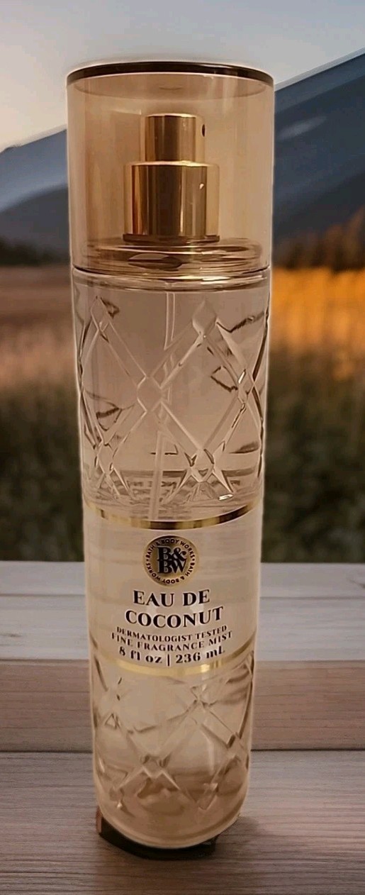 Bath & Body Works Eau De Coconut Fine Fragrance Mist Body Spray Splash 8.4 Oz