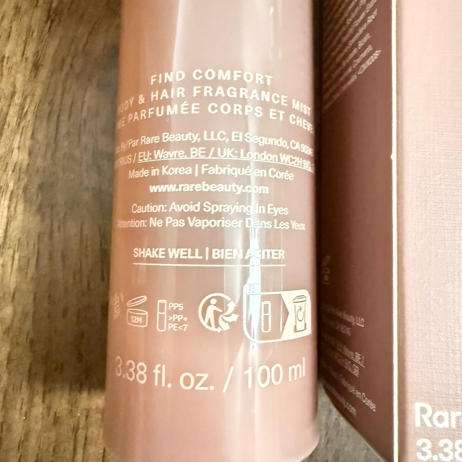 Rare Beauty Find Comfort Body & Hair Fragrance Mist 3.38 Oz Full Size NEW
