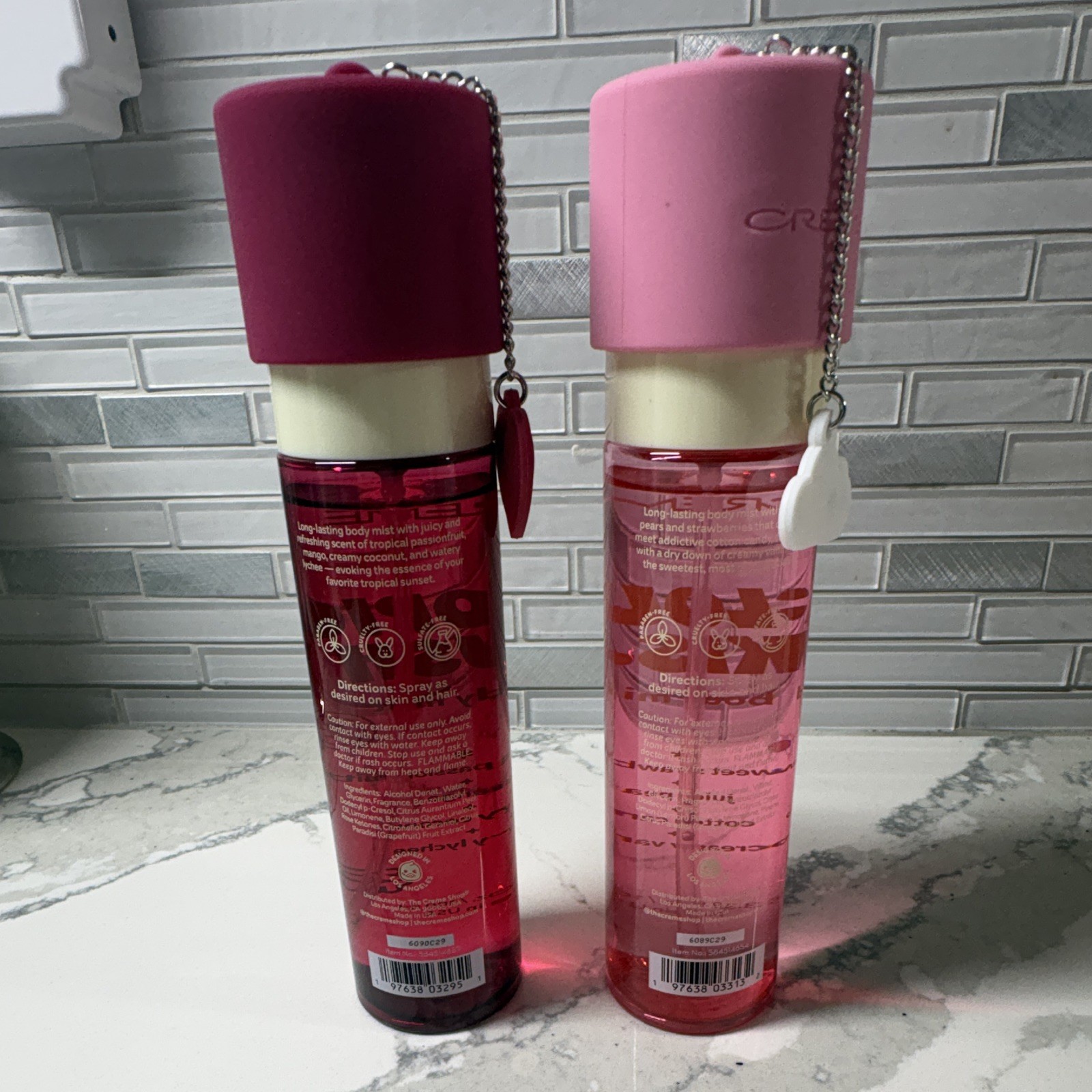 * BRAND NEW*Creme Tropic Lush & Cloud Kiss Women’s Body Mist 3.38 fl oz.