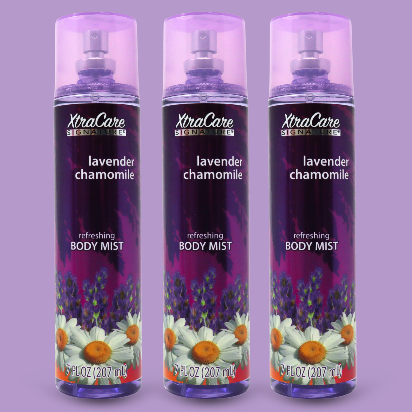 Xtracare Lavender & Chamomile Body Mist – 7 fl oz (3-Pack)