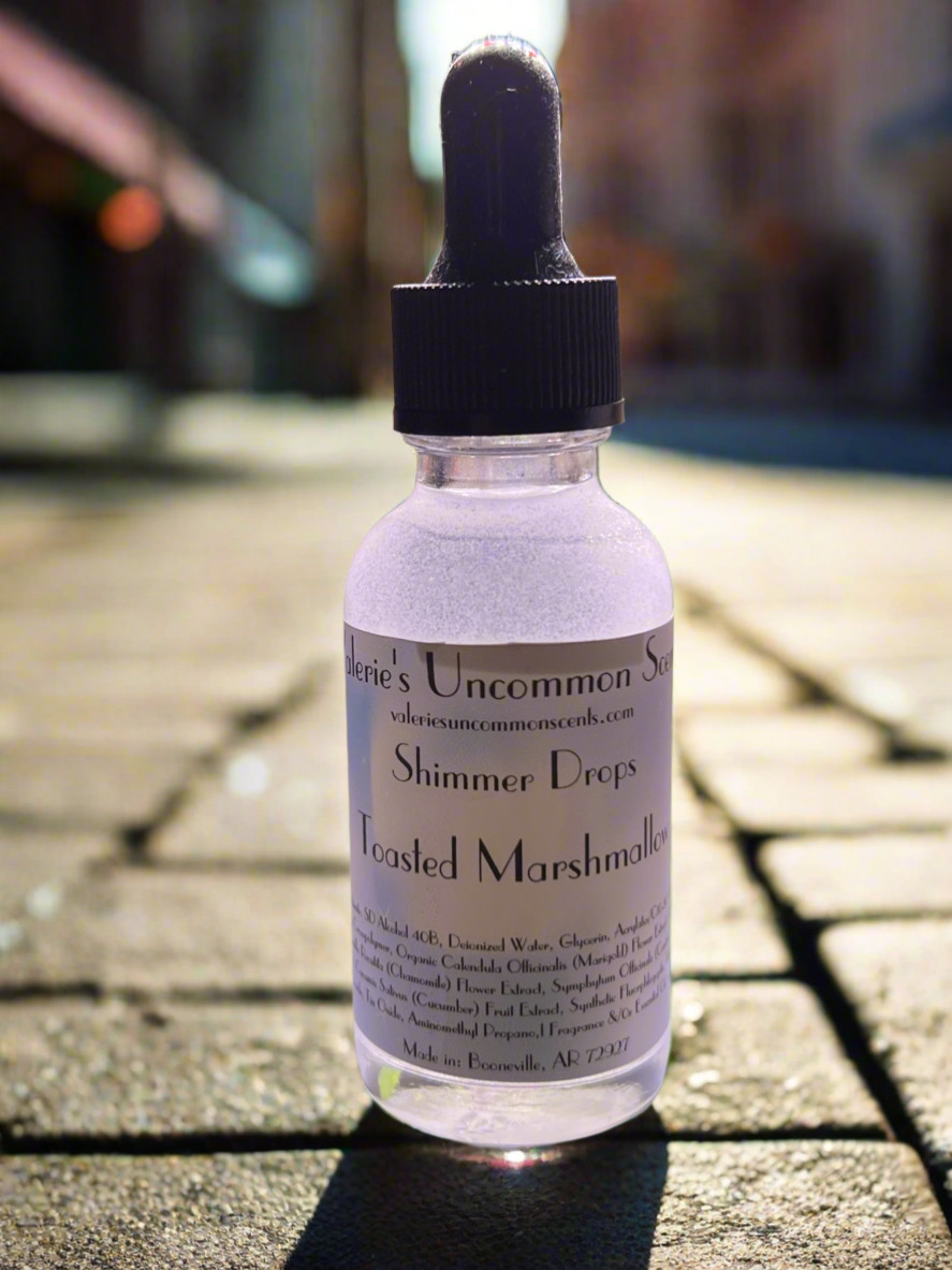 Lemon Vanilla Shimmer scented SHIMMER DROPS body hair glitter perfume fragrance