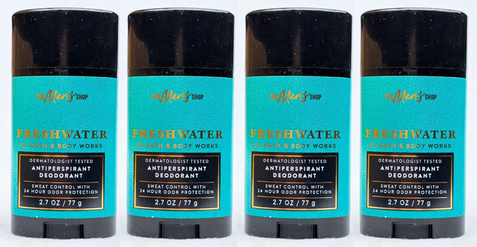 4 Bath & Body Works FRESHWATER MEN Deodorant Stick Sweat Odor Control 2.7 oz