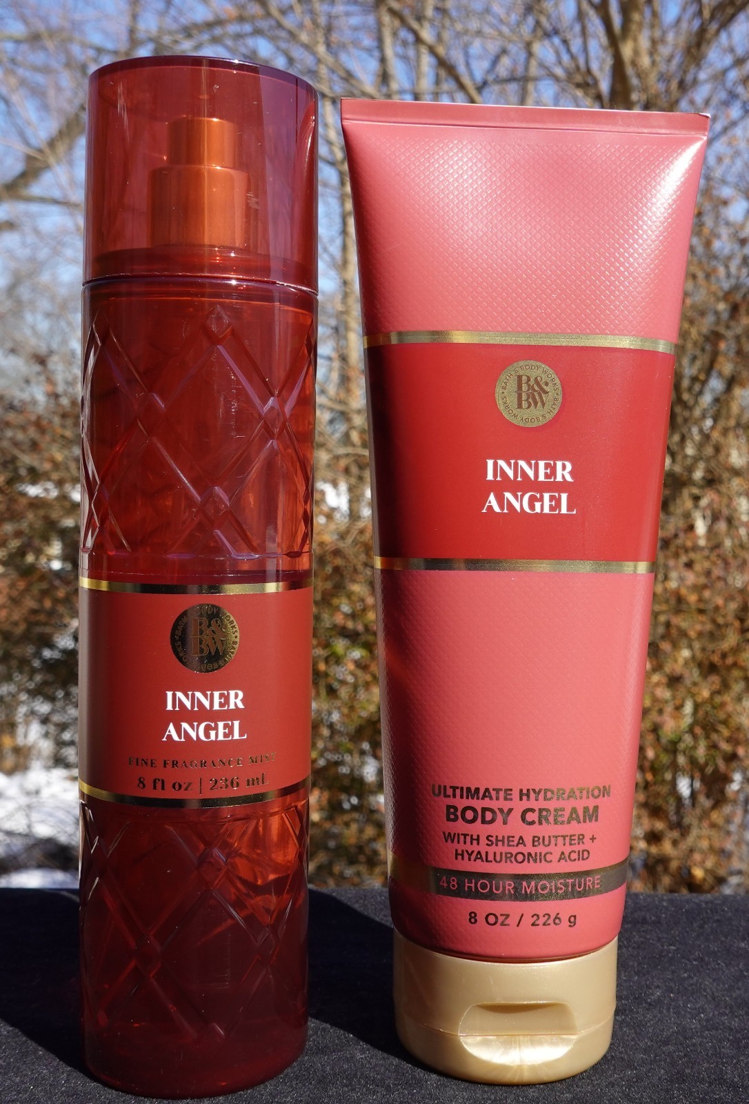 Bath & Body Works INNER ANGEL Fine Fragrance Mist & Body Cream SET of 2 NEW