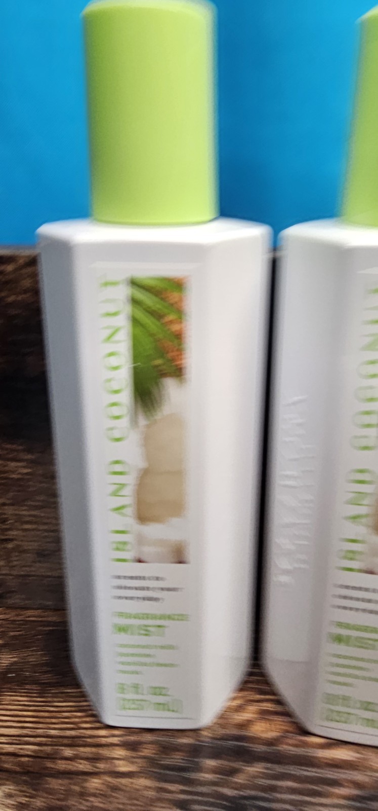 Island Coconut Fragrance Mist Jasmine Vanilla Bean Musk 8oz. Lot Of 2