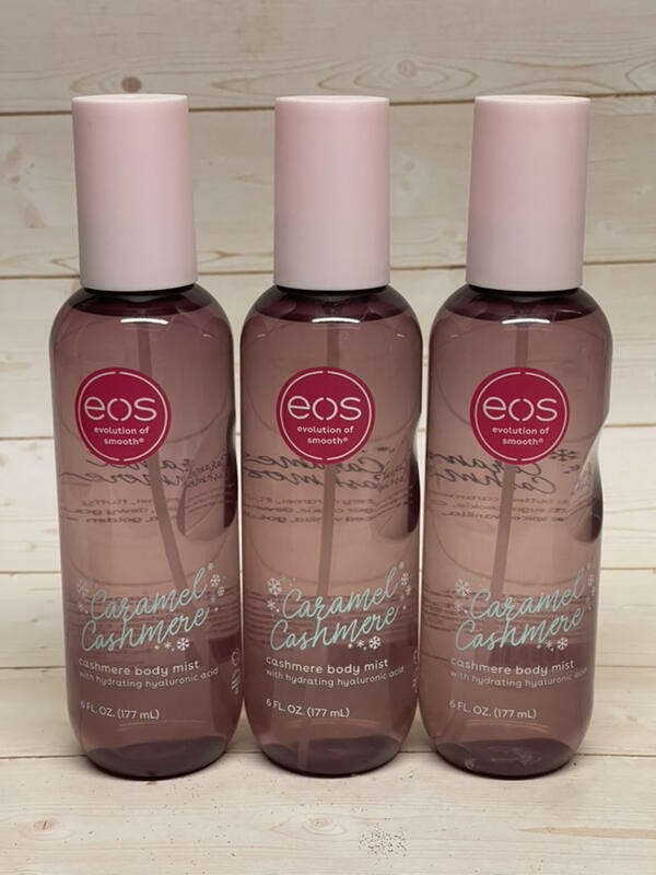 EOS Caramel Cashmere Fragrance Mist 6oz x3