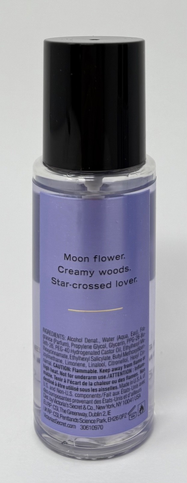 2 VICTORIA’S SECRET MIDNIGHT BLOOM FRAGRANCE MIST BODY SPRAY TRAVEL SIZE 2.5 OZ