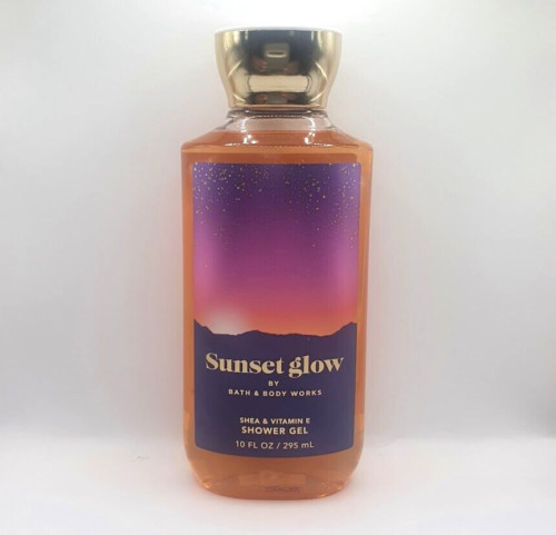 BATH AND BODY WORKS SUNSET GLOW SHOWER GEL 10 FL OZ