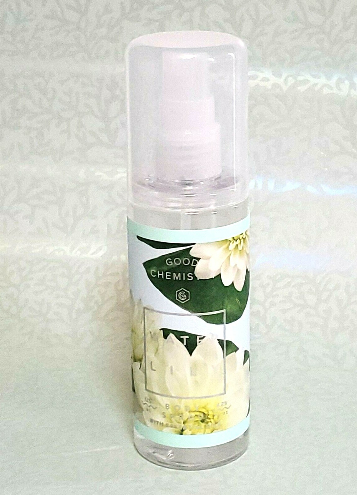 Good Chemistry Water Lily Body Spray with Essential Oils 4.25 fl oz | 125 mL New