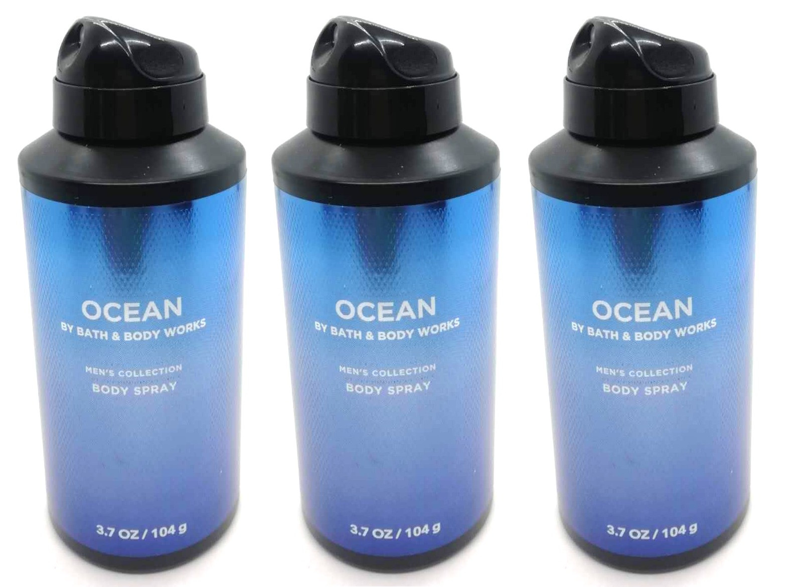 3-Pack Bath & Body Works OCEAN Body Spray For Men Men’s Collection 3.7 oz Each