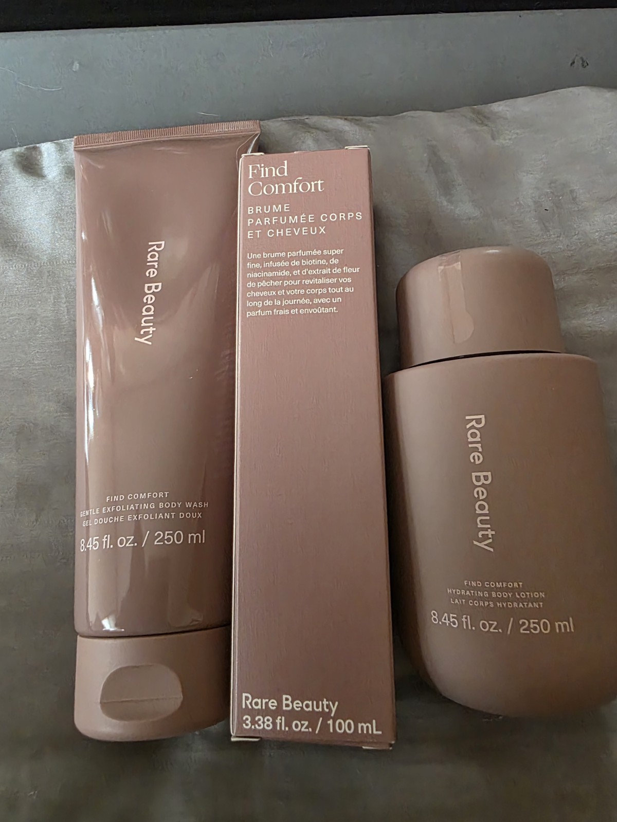 Rare Beauty Find Comfort Body & Hair Body Mist Apple Peach 3.38 fl oz