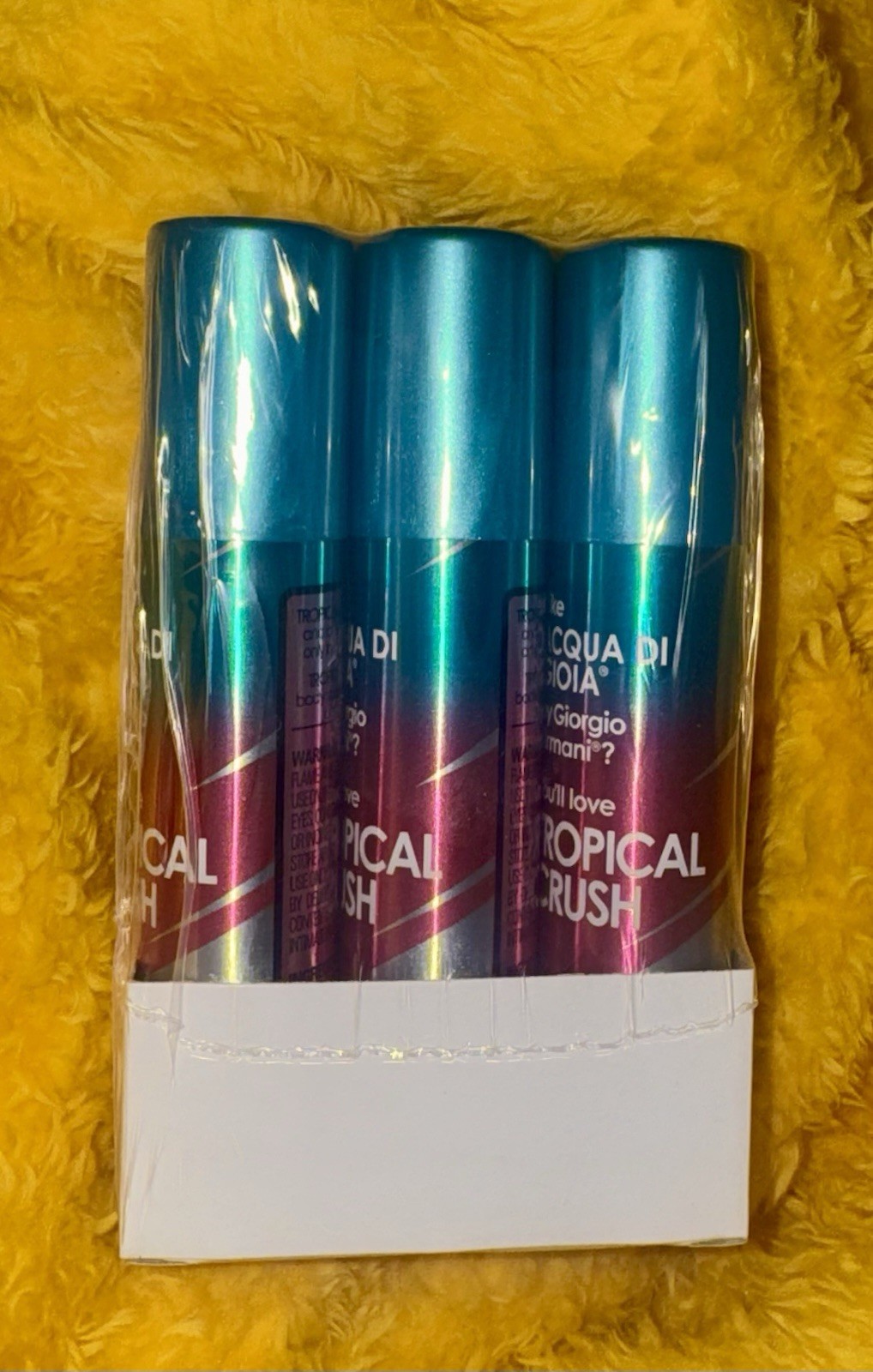 Designer Imposters Tropical Crush Fragrance Body Spray .5 fl oz SET OF 6 SEALED