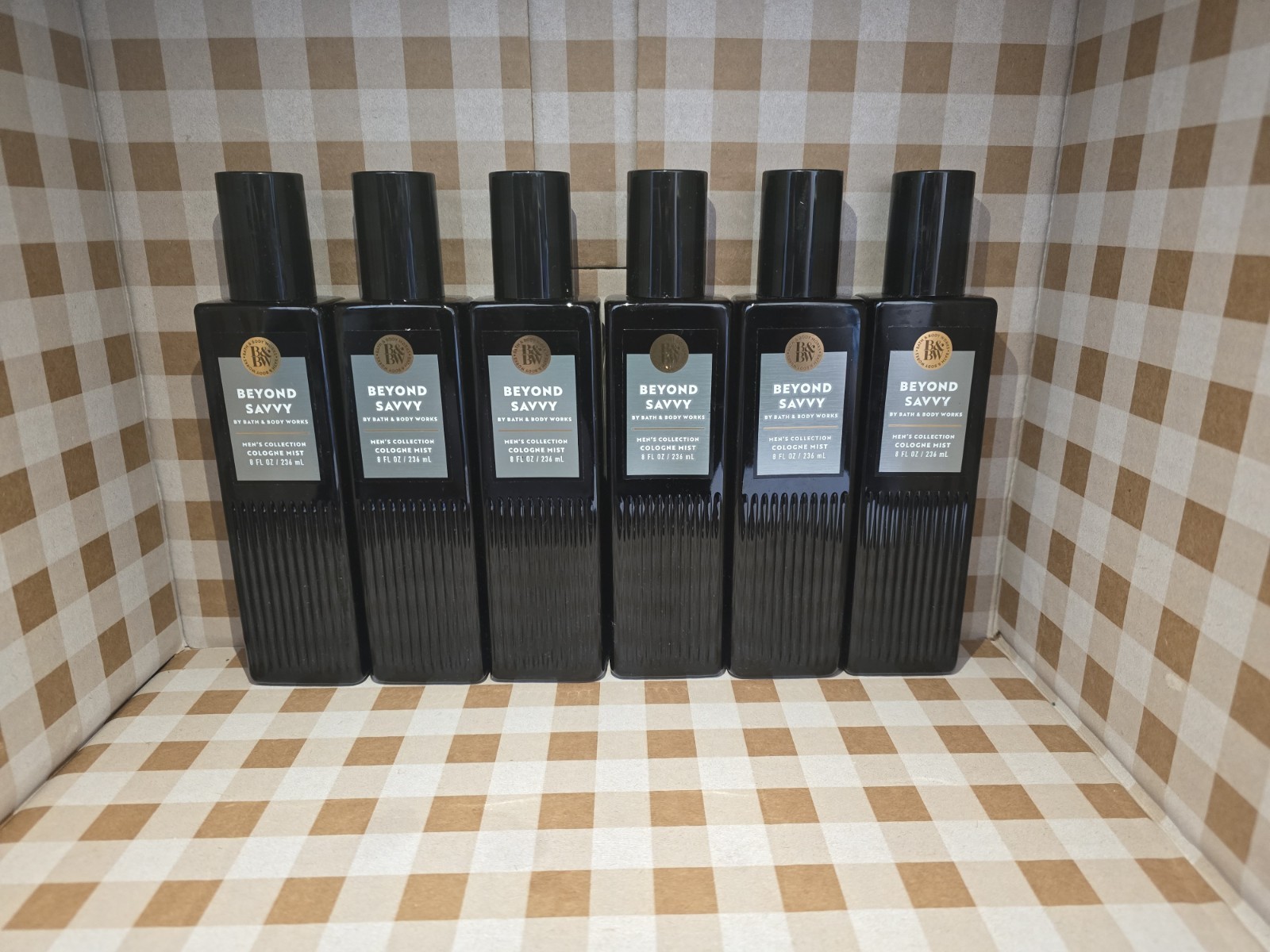 (6 PACK) BATH & BODY WORKS Mens Collection Beyond Savvy Cologne MIST 8 FL OZ NEW